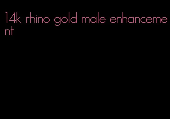 14k rhino gold male enhancement