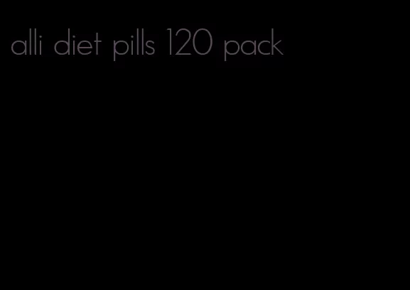 alli diet pills 120 pack
