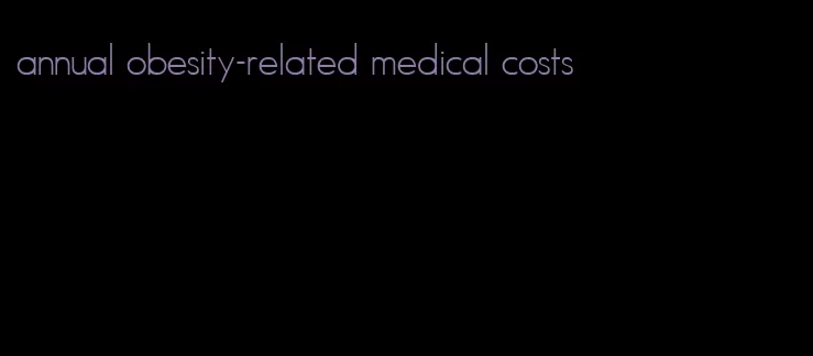 annual obesity-related medical costs