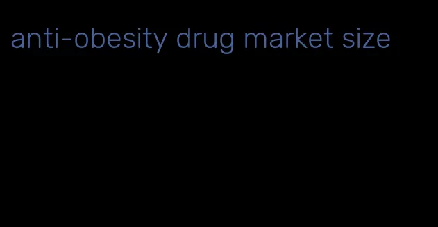 anti-obesity drug market size