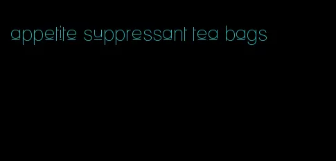 appetite suppressant tea bags