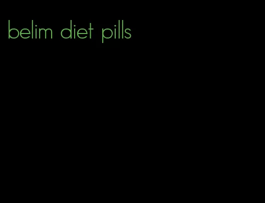 belim diet pills