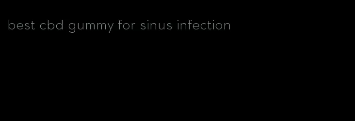 best cbd gummy for sinus infection