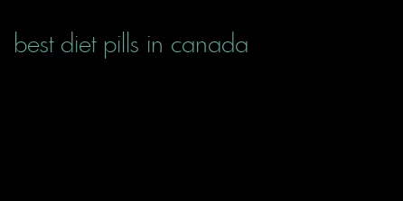 best diet pills in canada