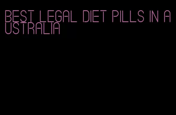 best legal diet pills in australia