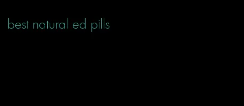 best natural ed pills