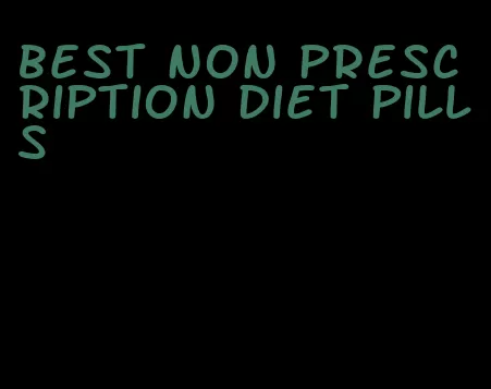 best non prescription diet pills