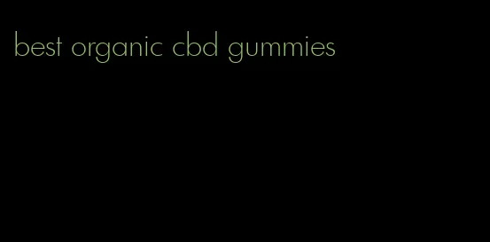 best organic cbd gummies