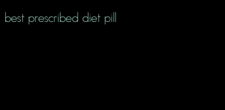 best prescribed diet pill