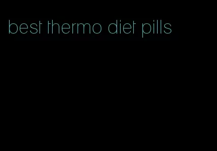 best thermo diet pills