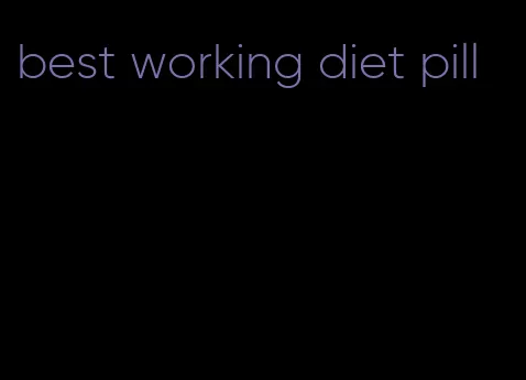 best working diet pill