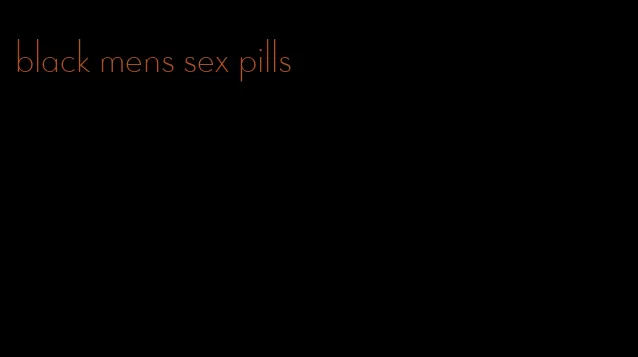 black mens sex pills