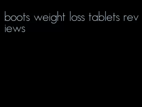 boots weight loss tablets reviews