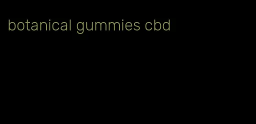 botanical gummies cbd