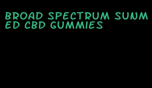 broad spectrum sunmed cbd gummies