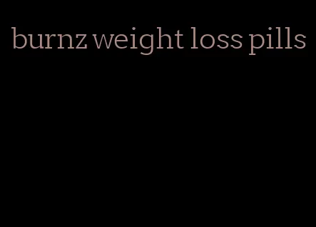 burnz weight loss pills