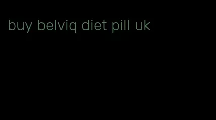 buy belviq diet pill uk