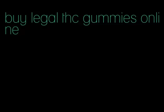 buy legal thc gummies online