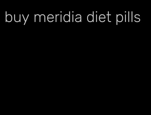 buy meridia diet pills