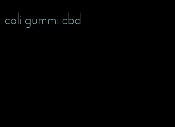 cali gummi cbd