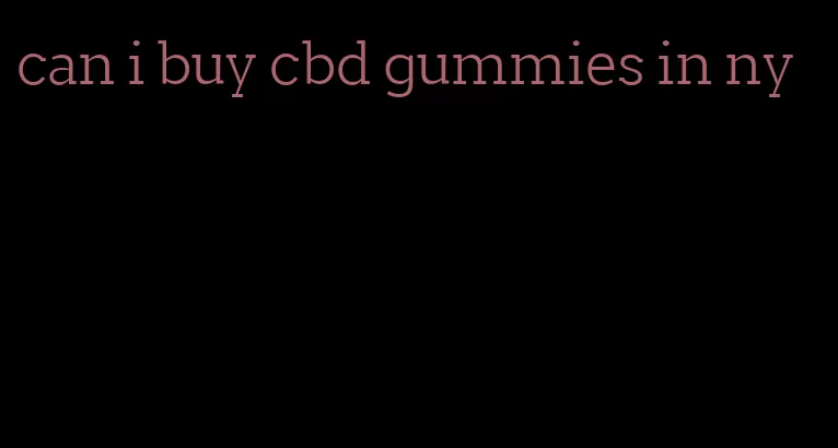 can i buy cbd gummies in ny