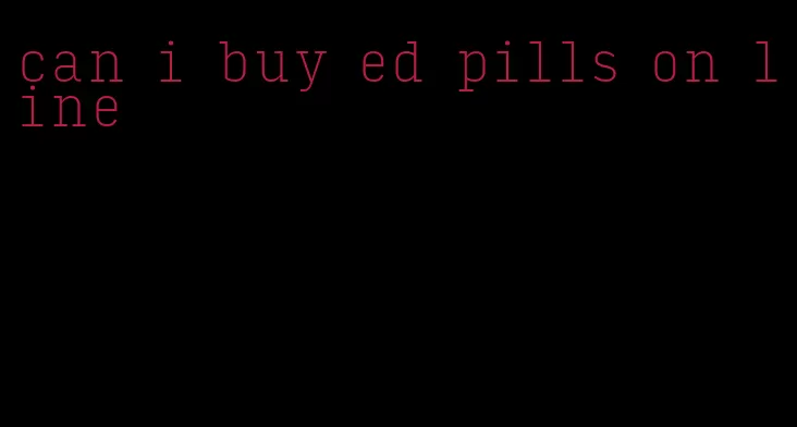 can i buy ed pills on line