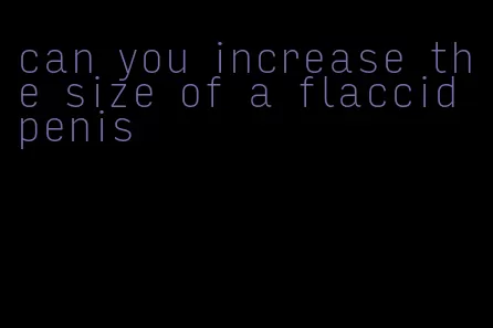 can you increase the size of a flaccid penis