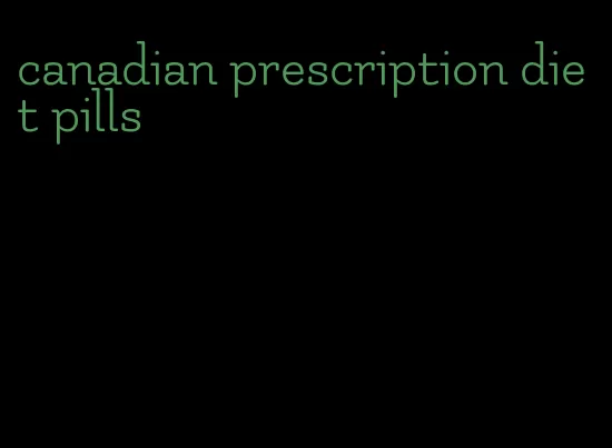 canadian prescription diet pills