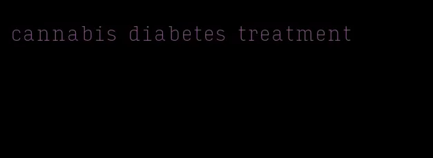 cannabis diabetes treatment