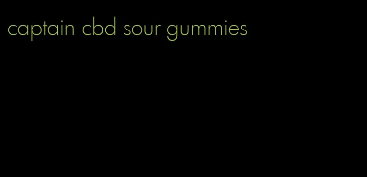 captain cbd sour gummies