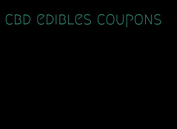 cbd edibles coupons