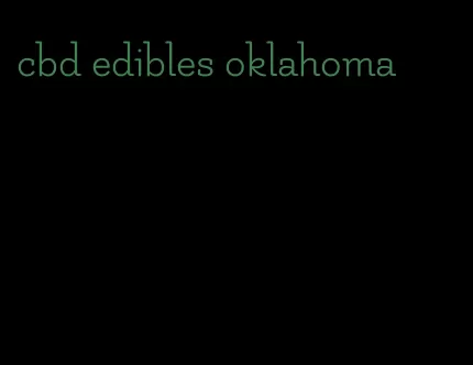 cbd edibles oklahoma