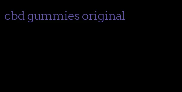 cbd gummies original