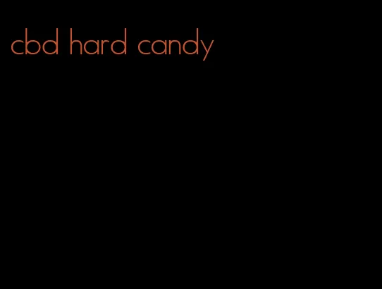 cbd hard candy