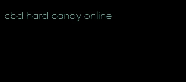 cbd hard candy online