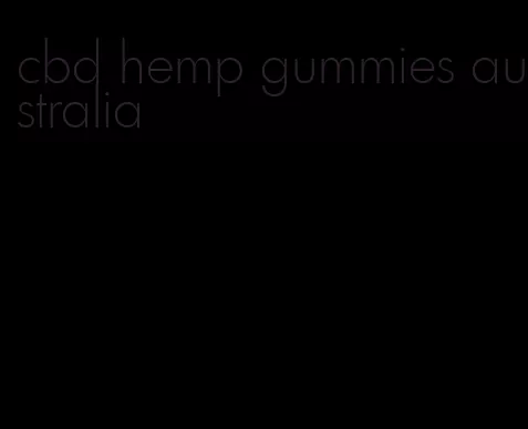 cbd hemp gummies australia