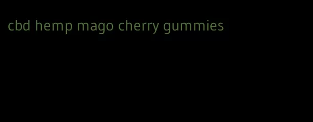 cbd hemp mago cherry gummies