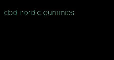 cbd nordic gummies