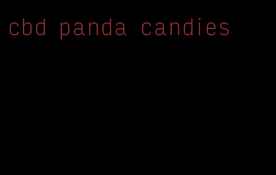 cbd panda candies