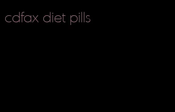 cdfax diet pills