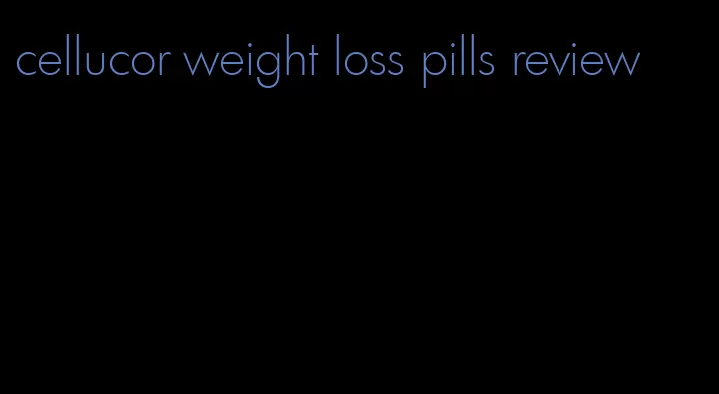 cellucor weight loss pills review