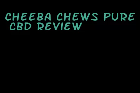 cheeba chews pure cbd review