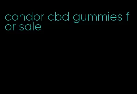 condor cbd gummies for sale