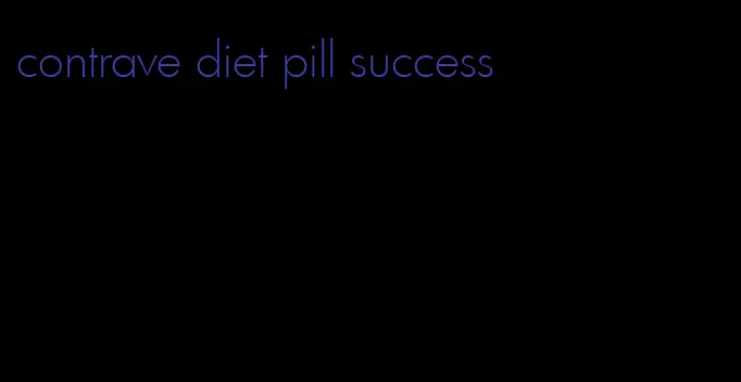 contrave diet pill success