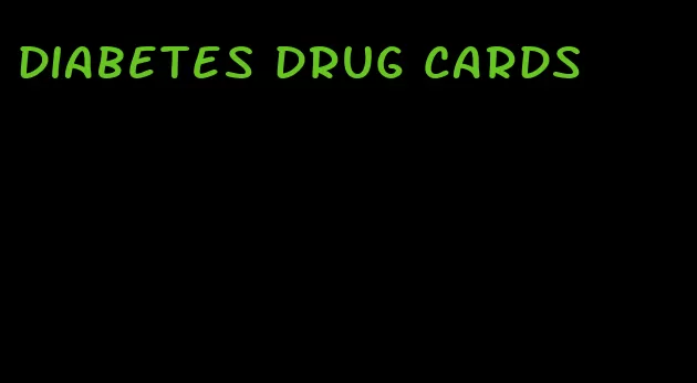 diabetes drug cards