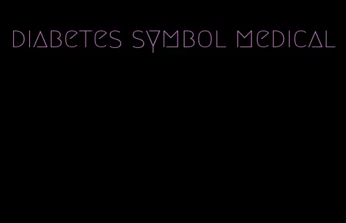 diabetes symbol medical