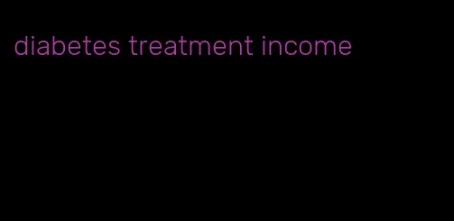 diabetes treatment income