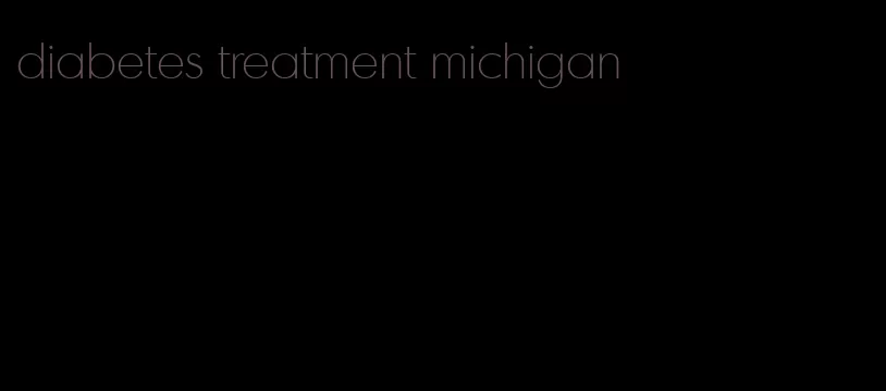 diabetes treatment michigan