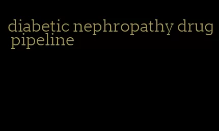 diabetic nephropathy drug pipeline