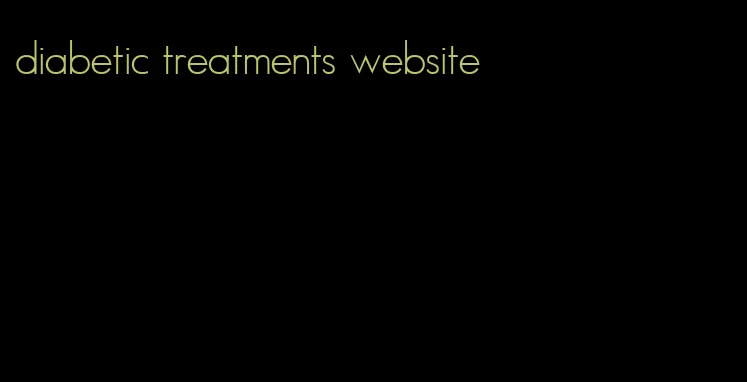 diabetic treatments website